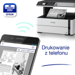 Wielofunkcyjna drukarka monochromatyczna A4 EcoTank ET-M2170 z łącznością Wi-Fi i stałym zasilaniem w atrament 5