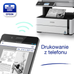 Wielofunkcyjna drukarka monochromatyczna A4 EcoTank M3170 z łącznością Wi-Fi, stałym zasilaniem w atrament i automatycznym podajnikiem dokumentów 6